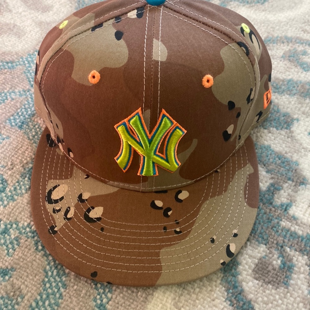 New era mens yankees fitted hat size 7 3/8